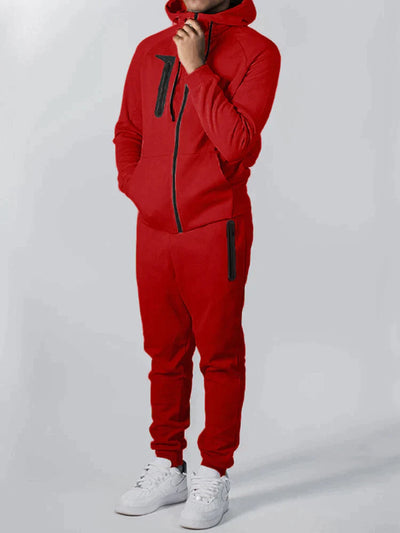 Unique Casual Sports Set Sports Set coofandystore Red M 