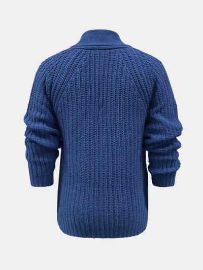 Solid Lapel Neck Sweater Coat Sweaters coofandystore 