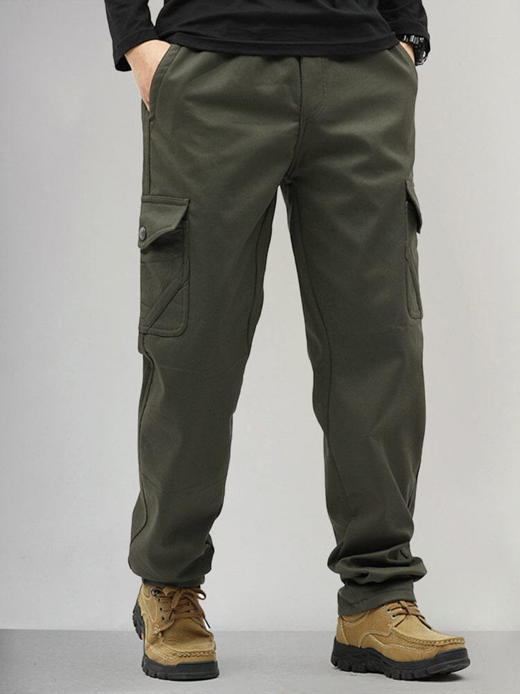 Padded Thickened Cotton Outdoor Pants Pants coofandystore Army Green S 