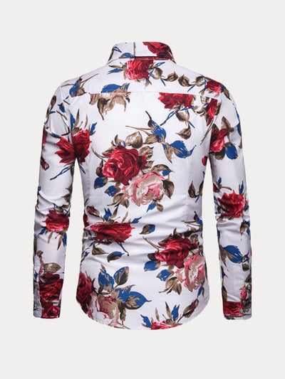 Floral Printed Shirt Shirts coofandystore 