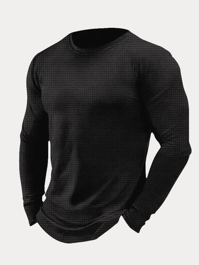 Round Neck Trend T-Shirt T-Shirt coofandystore Black S 