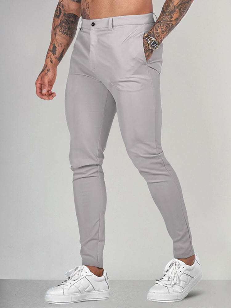Outdoor Slim Straight Work pants Pants coofandystore Light Grey M 