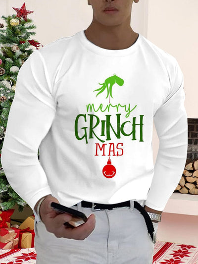 Christmas Words Printed Shirt Shirts & Polos coofandystore White S 
