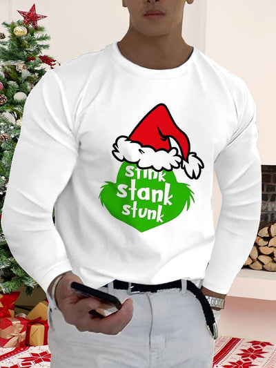 Christmas Hat Graphic Shirt Shirts & Polos coofandystore White S 