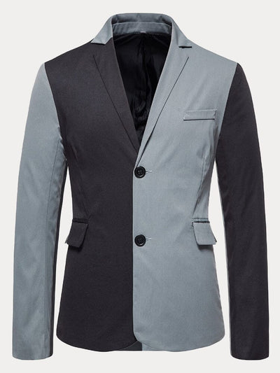 Business Patchwork Color Casual Suit Blazer coofandystore 