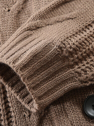 Solid Color Button Casual Sweater Cardigan Sweaters coofandystore 