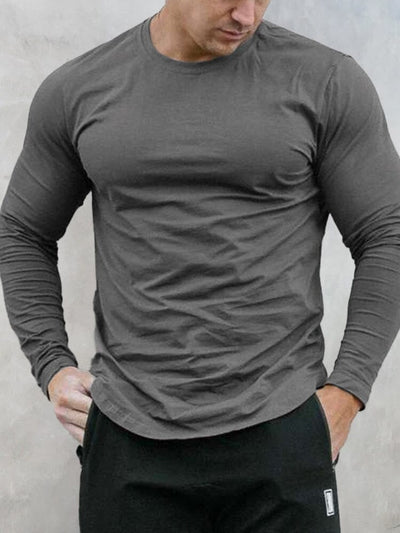 Solid Stretchy Gym Top T-Shirt coofandystore 