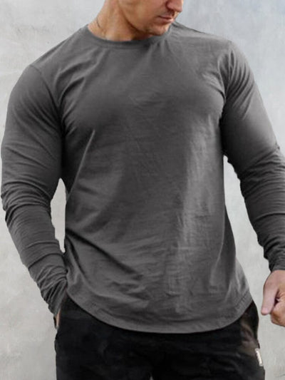 Solid Stretchy Gym Top T-Shirt coofandystore 