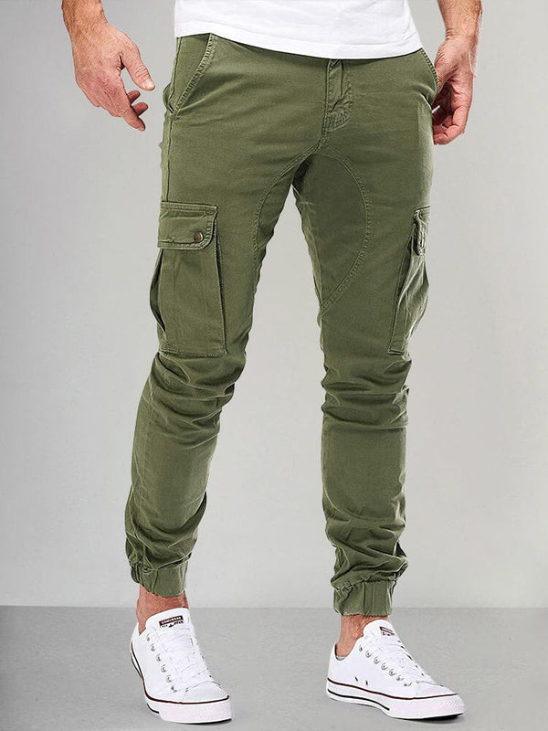 Classic Casual Cargo Pants Pants coofandystore Army Green XS 