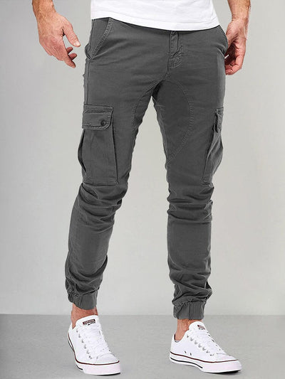 Classic Casual Cargo Pants Pants coofandystore Dark Grey XS 