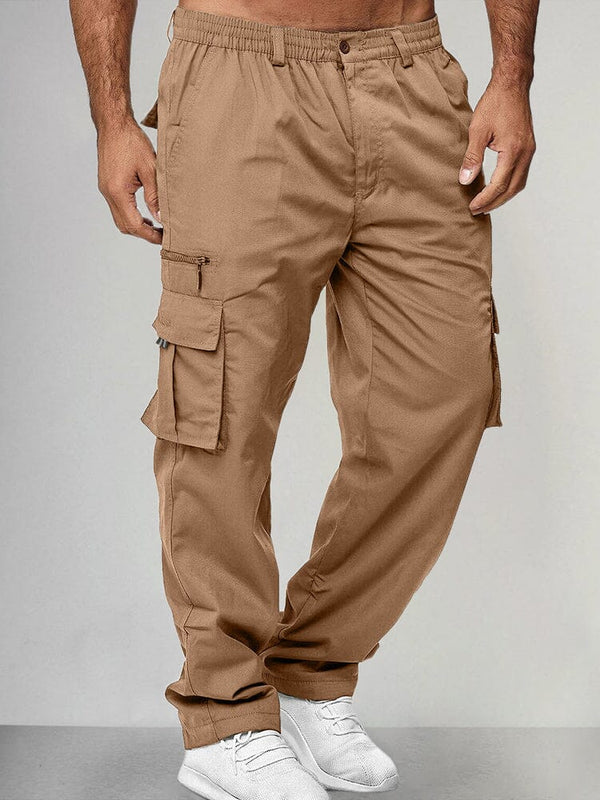 Classic Casual Cargo Pants Pants coofandystore Camel S 