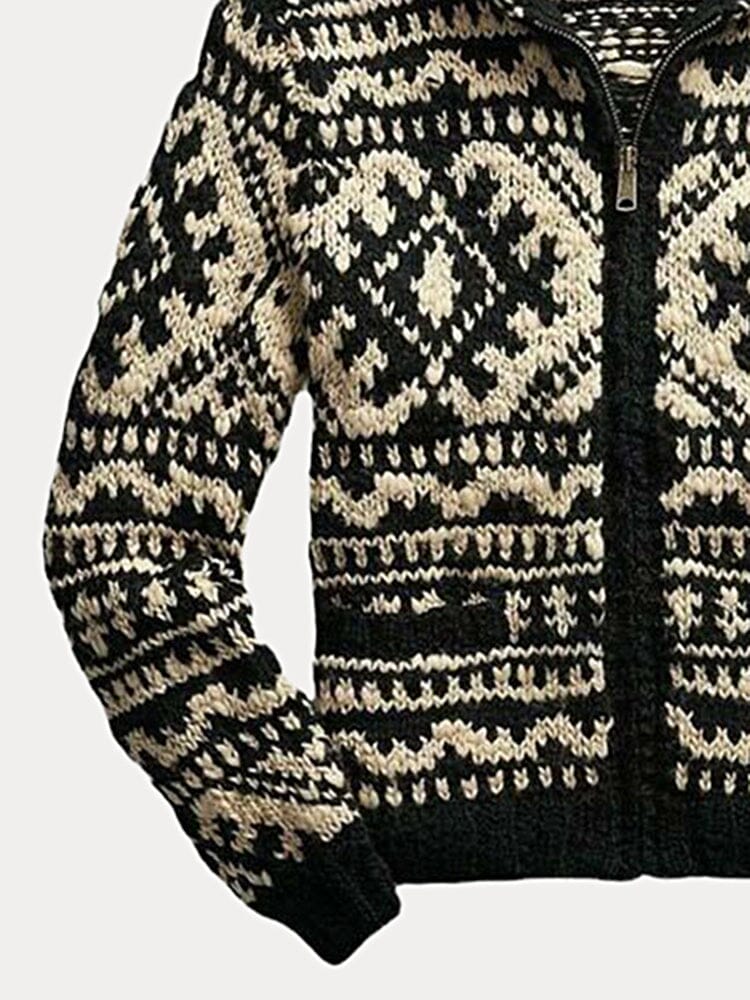 Trendy Graphic Sweater Coat Sweaters coofandystore 