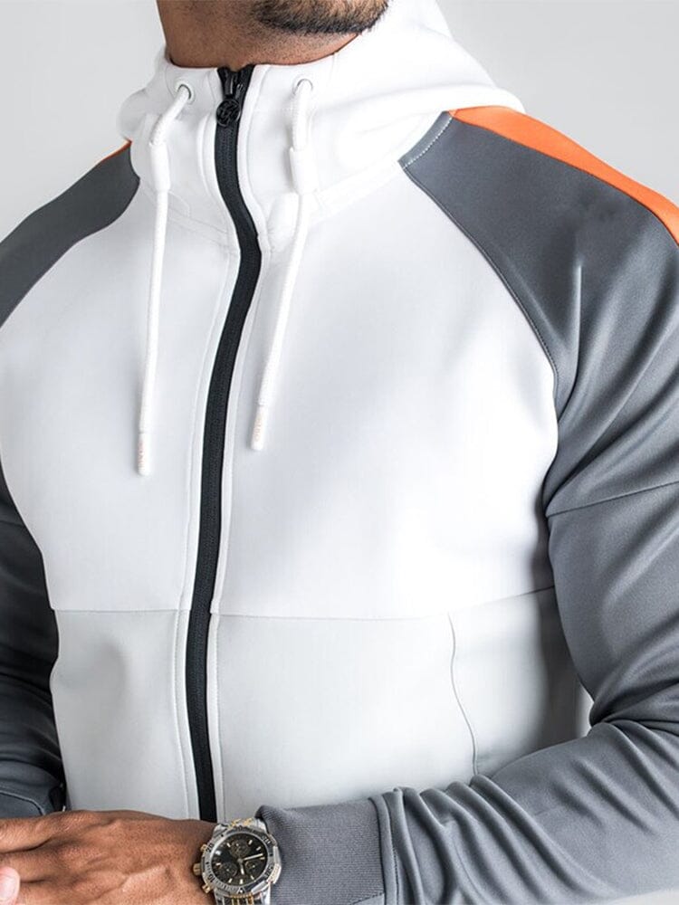 Color Blocking Hooded Sports Set Sports Set coofandystore 