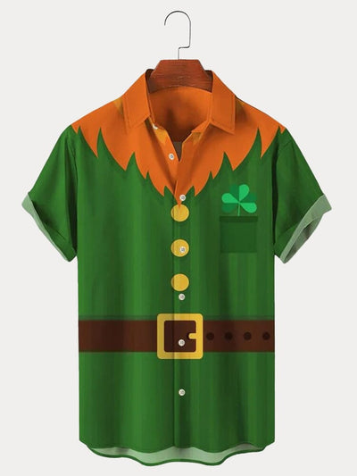 St. Patrick's Day Printed Casual Shirt Shirts coofandystore PAT2 XS 