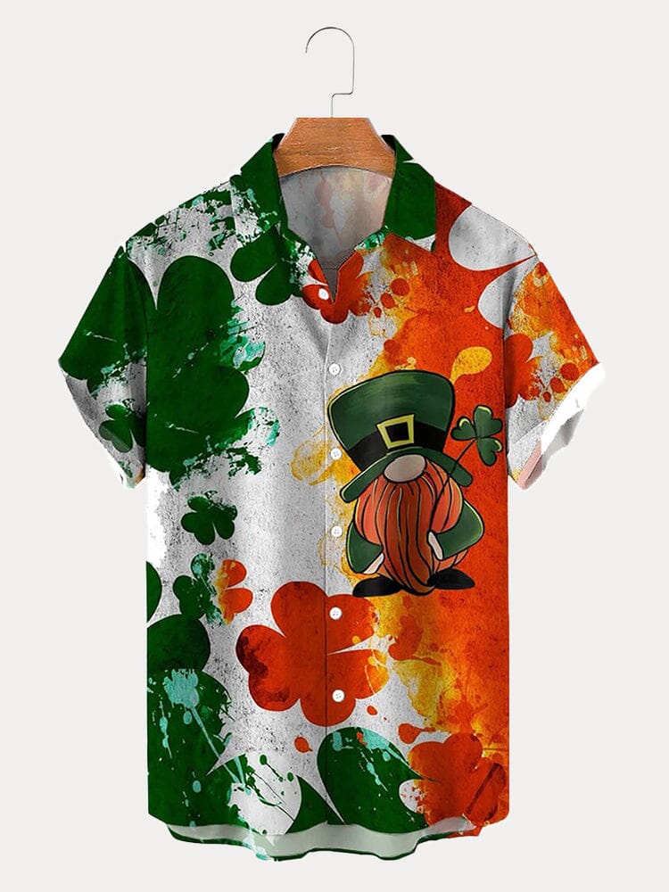 St. Patrick's Day Printed Casual Shirt Shirts coofandystore PAT3 XS 