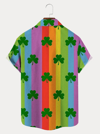 St. Patrick's Day Stripe Shirt Shirts coofandystore 