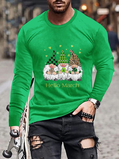 St. Patrick's Day Pullover T-Shirt T-Shirt coofandystore Green M 