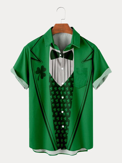 St. Patrick's Day Printed Casual Shirt Shirts coofandystore PAT1 XS 