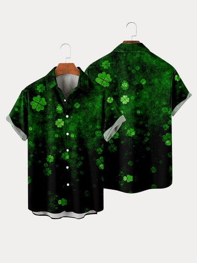 St. Patrick's Day Clover Graphic Shirt Shirts coofandystore PAT2 XS 