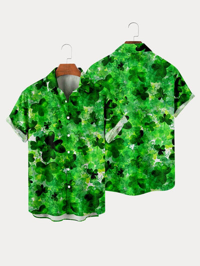 St. Patrick's Day Clover Graphic Shirt Shirts coofandystore PAT3 XS 