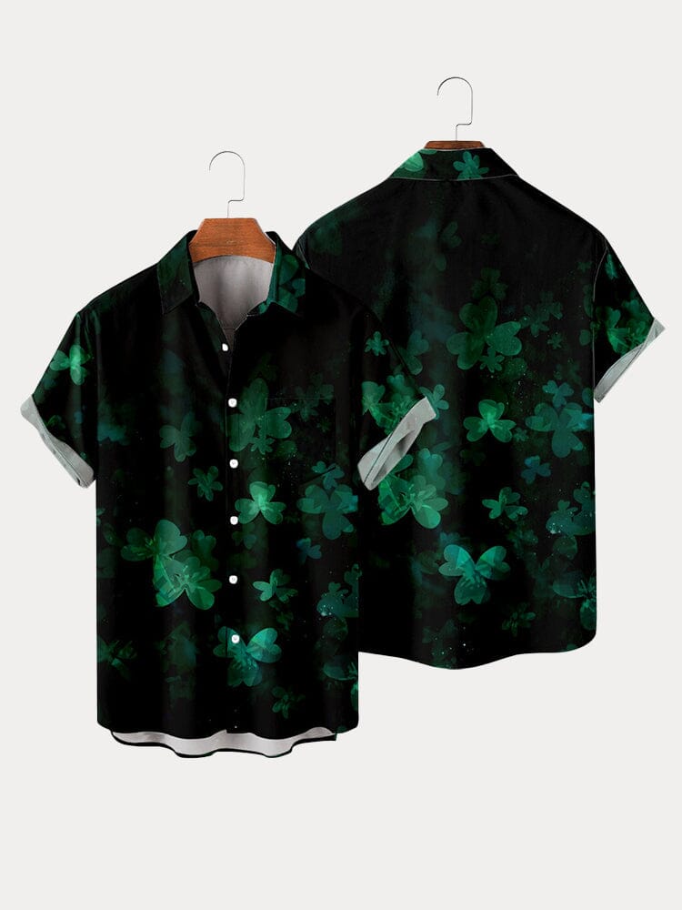 St. Patrick's Day Clover Graphic Shirt Shirts coofandystore PAT5 XS 