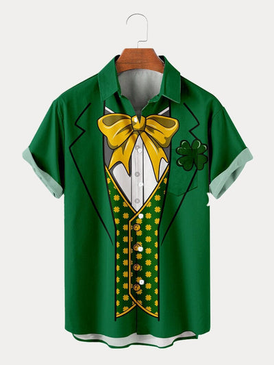 St. Patrick's Day Button Shirt Shirts coofandystore PAT4 XS 