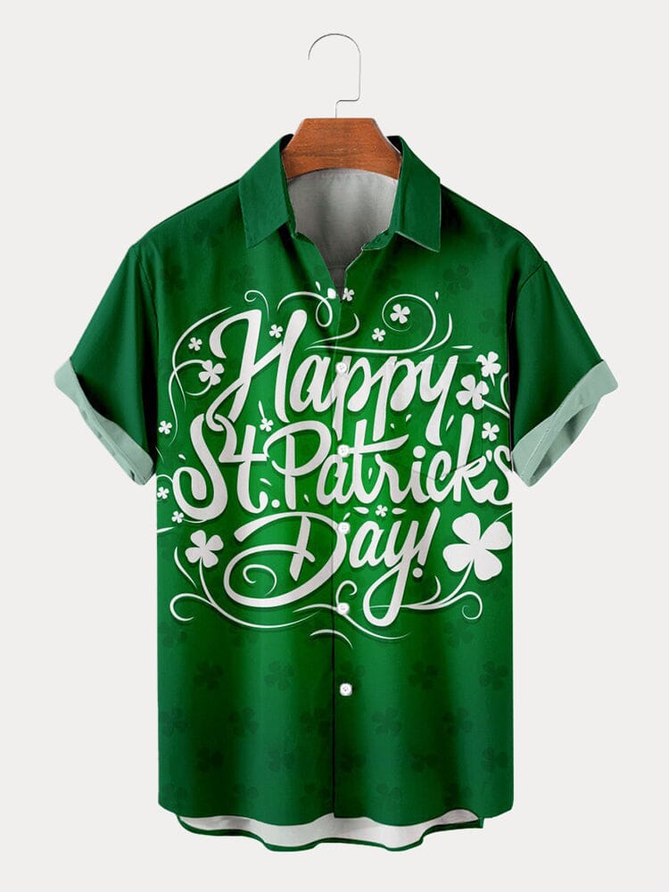 St. Patrick's Day Button Shirt Shirts coofandystore PAT3 XS 