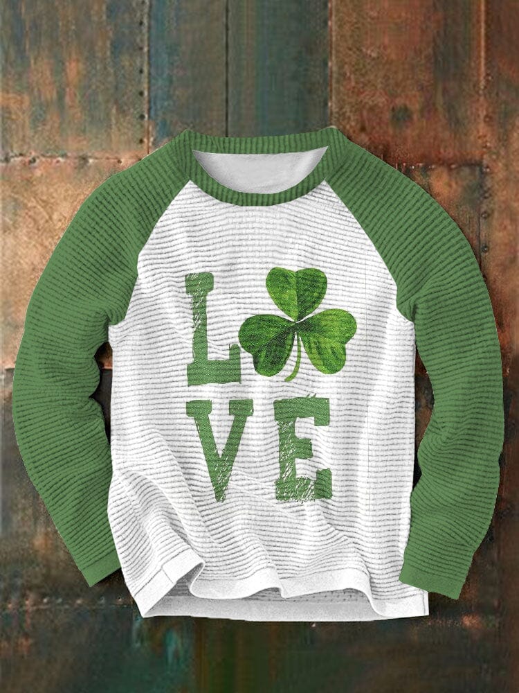 St. Patrick's Day Round Neck Casual Sweatshirt 12 Sweaters coofandystore Green S 