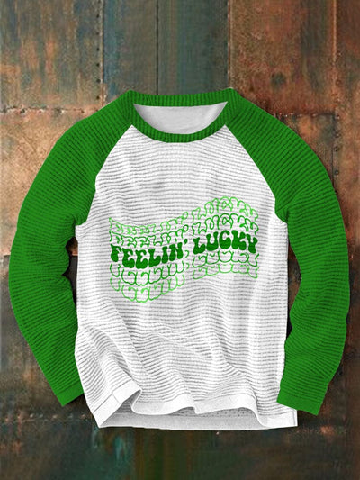St. Patrick's Day Round Neck Casual Sweatshirt 13 Sweaters coofandystore Green S 