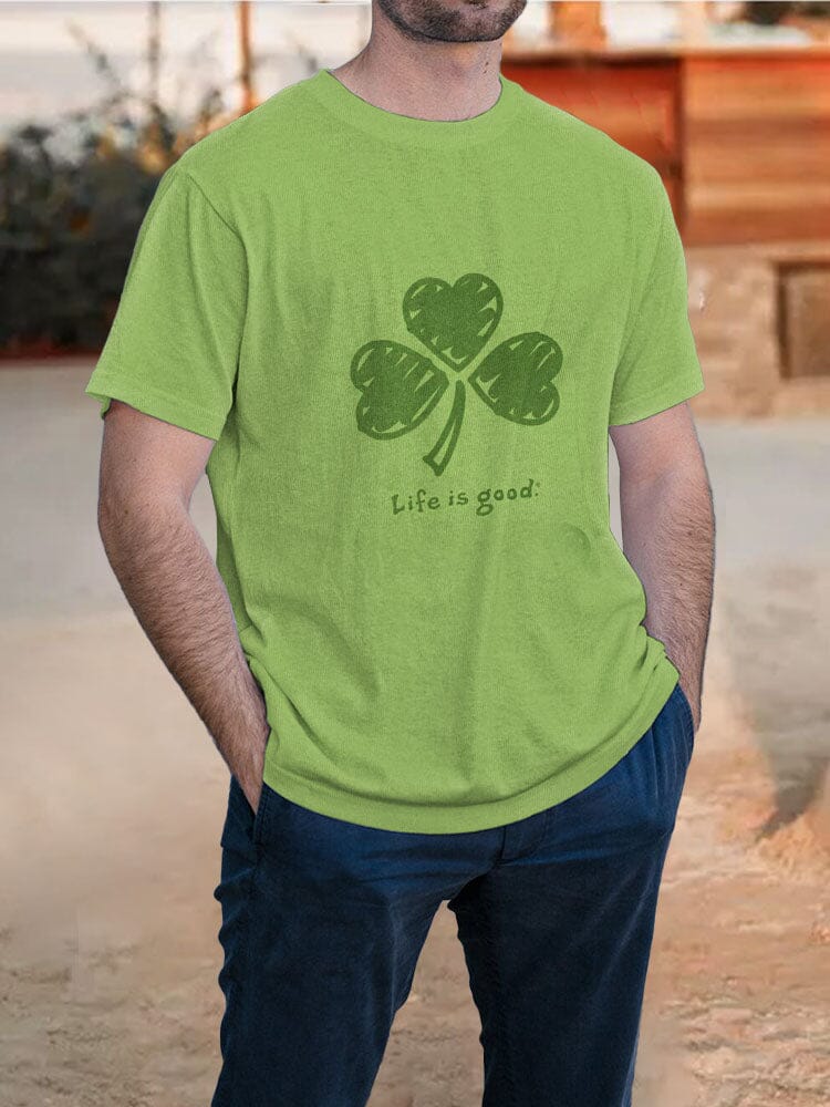 St. Patrick's Day Classic Trefoil Graphic T-shirt T-Shirt coofandystore PAT1 S 