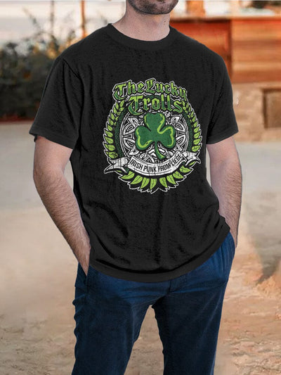 St. Patrick's Day Lucky Element Graphic T-shirt T-Shirt coofandystore PAT1 S 