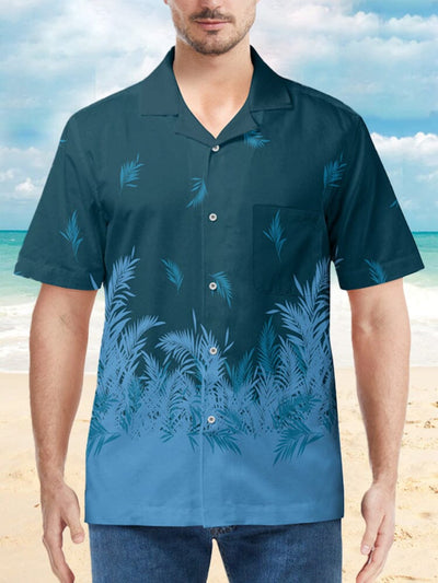 Hawaiian Feather Pattern Beach Shirt Shirts coofandystore PAT 1 M 