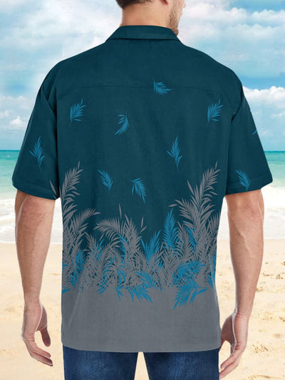 Hawaiian Feather Pattern Beach Shirt Shirts coofandystore 