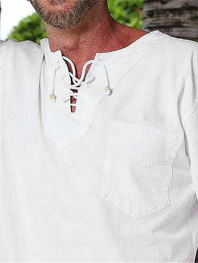 Solid Color Long Sleeve Casual Cotton Linen Suit Sets coofandystore 