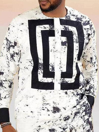 Ethnic Style Casual Printed Long shirt Shirts coofandystore 