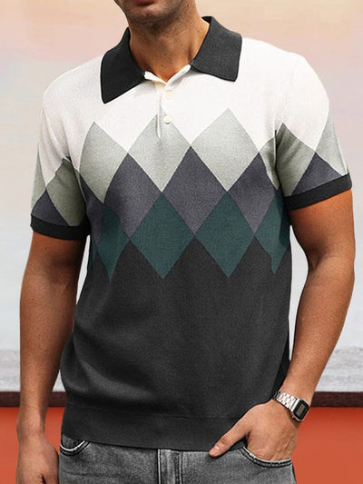 Short Sleeve Business Polo Shirts Polos coofandystore Black M 