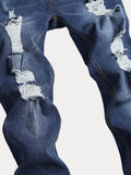 Slim Fit Torn Jeans Pants coofandystore 