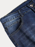Slim Fit Torn Jeans Pants coofandystore 