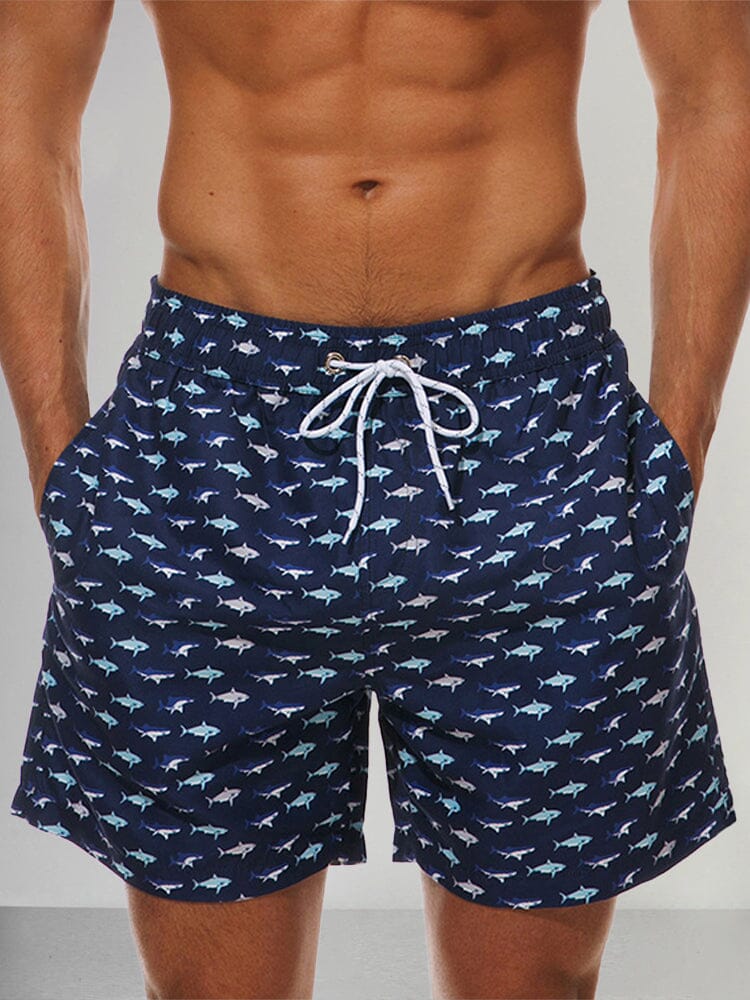 Printed Casual Beach Shorts Pants coofandystore Small fish M 
