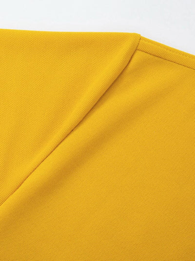 Collar Cuff Stripes Splicing Short-sleeved Polo Shirt Polos coofandystore 