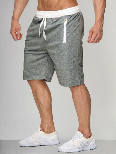 Cotton Style Sport Beach Shorts Shorts coofandystore Light Grey M 