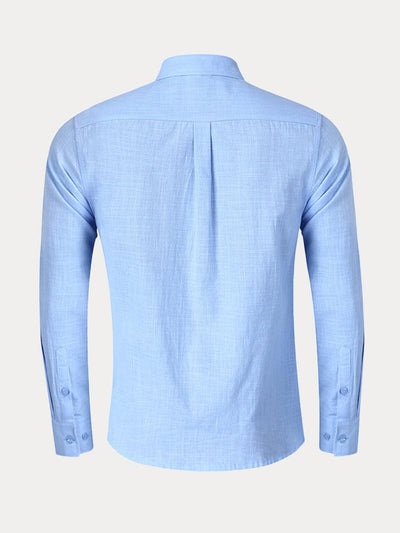 Splicing Long Sleeves Cotton Linen Shirt (US Only) Shirts coofandystore 