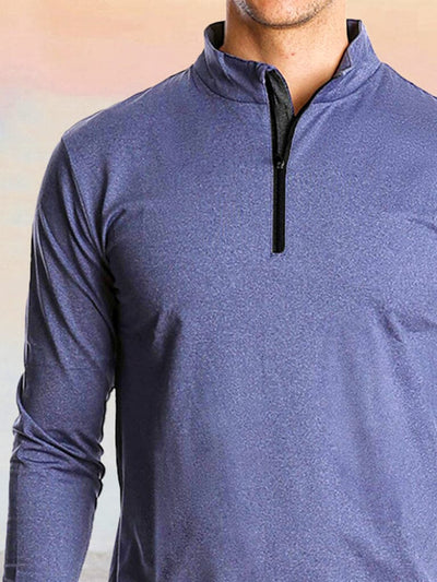 Breathable Quick-drying Half Zipper Sports Top T-Shirt coofandystore 