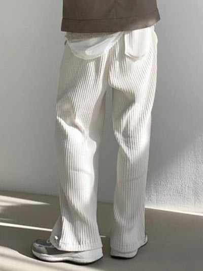 Solid Color Corduroy Pants Pants coofandystore 