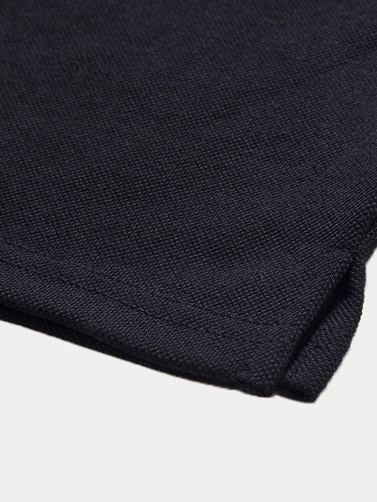 Lapel Collar Long-sleeved Polo Shirt Polos coofandystore 