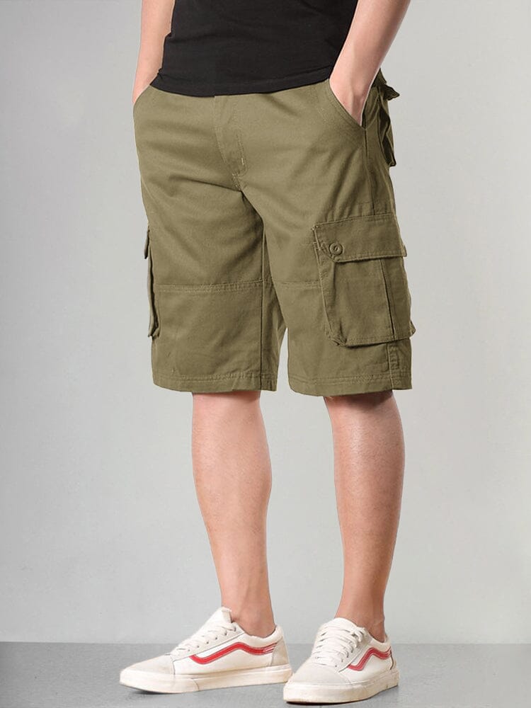 Large Pockets Beach Casual Shorts Shorts coofandystore Army Yellow S 