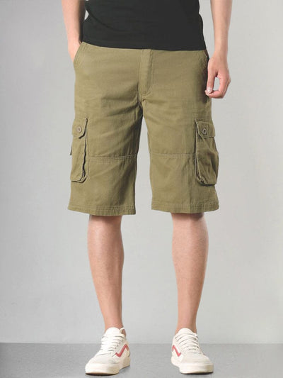 Large Pockets Beach Casual Shorts Shorts coofandystore 