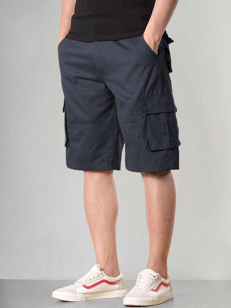 Large Pockets Beach Casual Shorts Shorts coofandystore Dark Grey S 