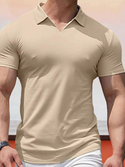 Solid Cozy Slim Polo T-shirt T-Shirt coofandystore 
