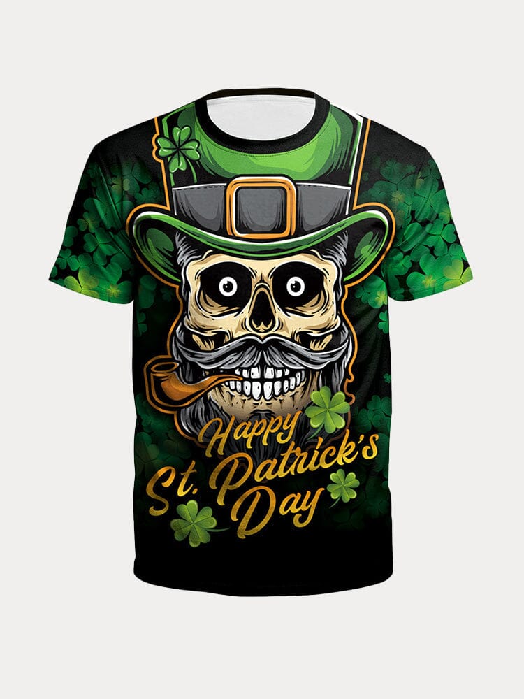 St. Patrick's Day Printed Casual T-shirt T-Shirt coofandystore 